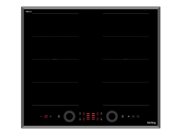 Встраиваемая варочная панель KORTING HIB 68700 B Quadro